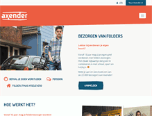 Tablet Screenshot of bezorgenvanfolders.nl